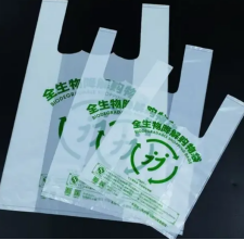 Fully degradable plastic bags